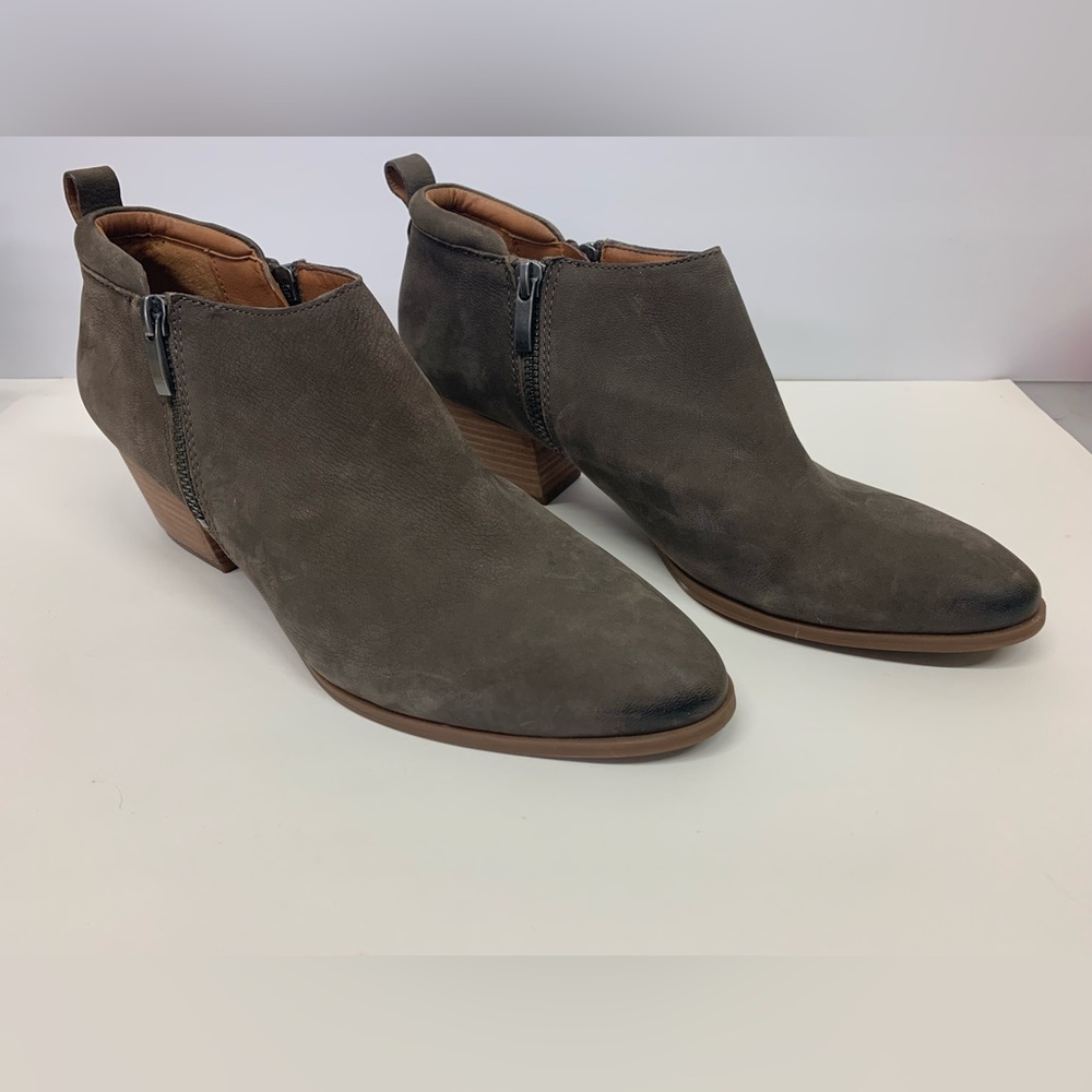 Franco Sarto Leather Ankle Boots, Sz 9.5